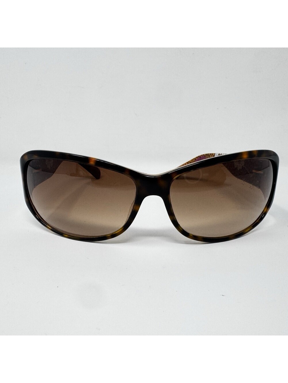 Coach Sarah S437 Tortoise Floral Brown Gradient Sunglass Frames 63-14